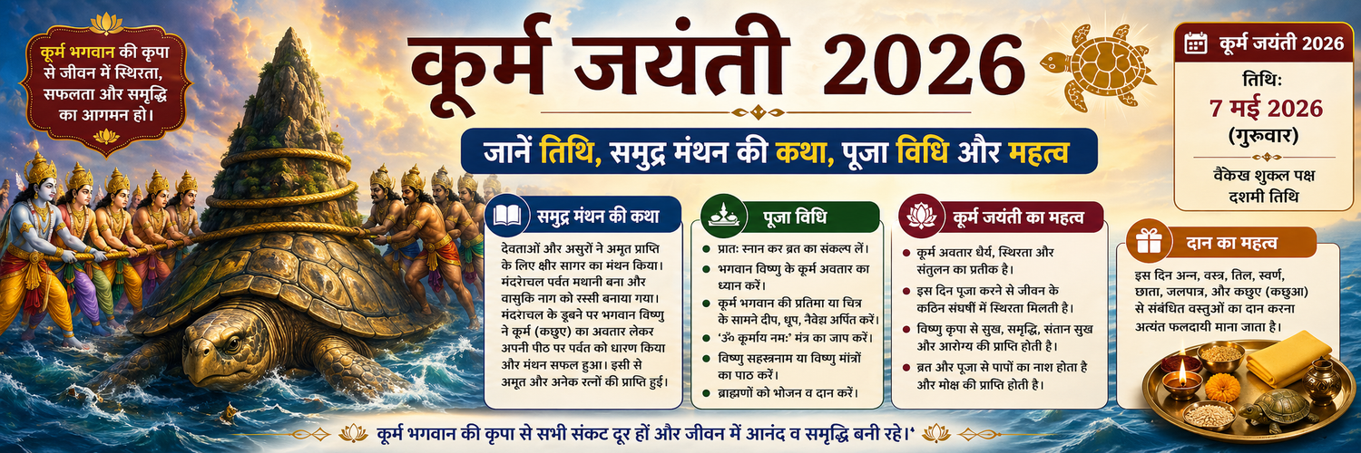 कूर्म जयंती 2026