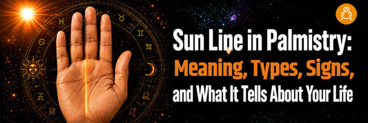 Sun Line in palmistry