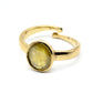 pukhraj yellow sapphire ring